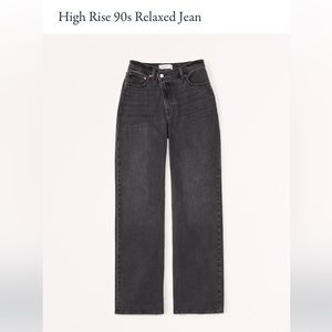 Abercrombie & Fitch Women's
High Rise 90s Relaxed Jean